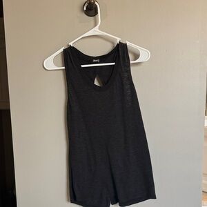 Monrow Charcoal Sleeveless Top